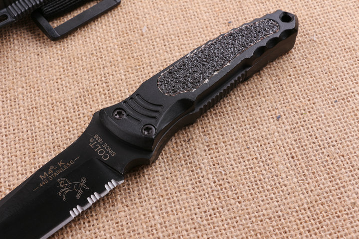 Colt M4-K CRYOEDGE custom design fixed blade hunting knife with 8CR18MOV steel UD404824